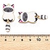 Alloy Enamel Pendants FIND-Q102-12B-3