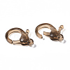 Transparent Acrylic Lobster Claw Clasps TACR-T023-01A-4