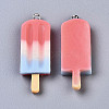 Rainbow Resin Pendants LS-X-CRES-S359-30C-3