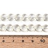 Baking Paint Transparent Glass Beads Strands DGLA-N021-01A-03-4