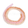 Transparent Painted Glass Beads Strands X1-DGLA-A034-T1mm-A20-5