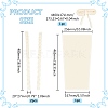Bridal Dress Zipper Replacement AJEW-WH0348-182D-2
