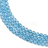 Natural Blue Topaz Beads Strands G-P553-A01-02-4