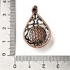 Natural Picture Jasper Pendants G-H065-02R-13-3