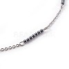 304 Stainless Steel Chain Necklaces NJEW-JN02267-2