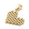 Golden Plated 304 Stainless Steel Pendants STAS-L272-006G-04-2