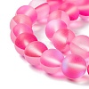 Synthetic Moonstone Beads Strands G-E573-01C-05-3