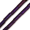 Electroplated Natural Lava Rock Beads Strands G-K388-03A-10-3