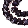 Opaque Glass Beads Strands GLAA-N073-01J-3
