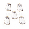 Alloy Enamel Pendants ENAM-M046-12G-D-3