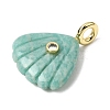 Natural Amazonite Carved Pendants G-C282-05I-2