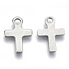 Non-Tarnish 201 Stainless Steel Tiny Cross Charms STAS-R116-080-2