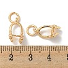 Brass Micro Pave Cubic Zirconia Ice Pick Pinch Bails KK-K378-07G-02-3