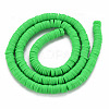 Handmade Polymer Clay Bead Strands CLAY-T002-6mm-43-2
