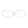 316L Surgical Stainless Steel Hoop Earring Findings STAS-G229-07P-01A-1