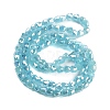 Electroplate Glass Beads Strands EGLA-D030-J4mm-B04-3