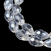 Transparent Electroplate Glass Beads Strands EGLA-N013-T4mm-B01-3