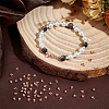 60Pcs Brass Crimp Beads KK-PH0013-83-4