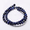 Natural Lapis Lazuli Beads Strands G-A163-07-8mm-3