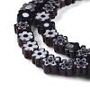 Handmade Millefiori Glass Bead Strands LAMP-J035-4mm-01-2