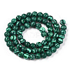 Synthetic Malachite Bead Strands G-Q462-57-6mm-2