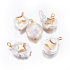 Natural Cultured Freshwater Pearl Pendants PEAR-E013-29-2