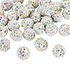 30Pcs Pave Disco Ball Beads RB-TA0001-26C-2