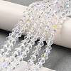 Transparent Electroplate Glass Beads Strands LS-GLAA-F029-2mm-D13-4