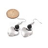 Natural Lava Rock Dangle Earrings for Women EJEW-JE05146-3