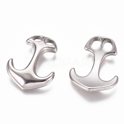 Non-Tarnish 304 Stainless Steel Hook Clasps STAS-G218-19P-1