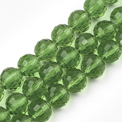Transparent Glass Bead Strands X-GLAA-R095-12mm-14-1