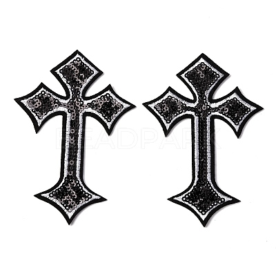 Computerized Embroidery Cloth Iron on/Sew on Patches DIY-XCP0003-86A-1