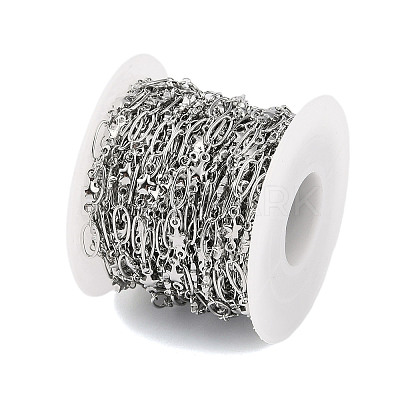 Non-Tarnish 304 Stainless Steel Link Chain CHS-H028-07C-P-1