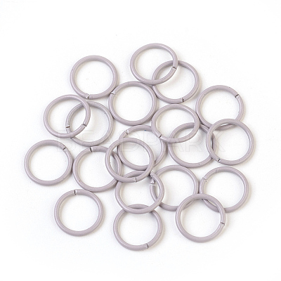 Spray Painted Iron Open Jump Rings IFIN-F149-B09-1