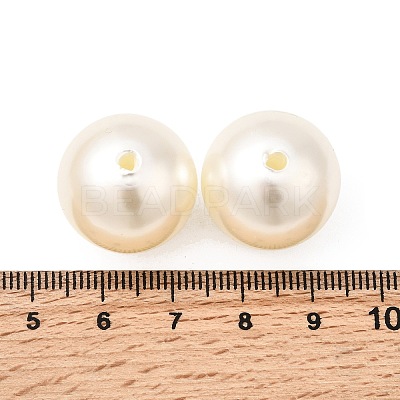 ABS Plastic Imitation Pearl Round Beads LS-X-SACR-S074-20mm-A41-1