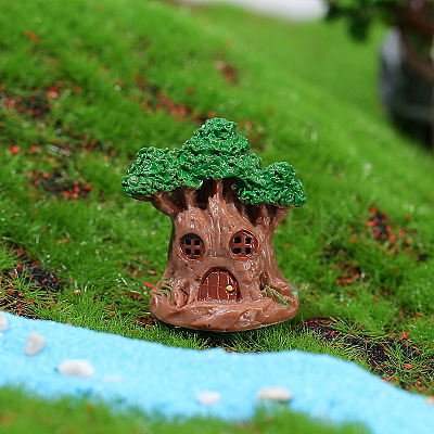 Resin Miniature Mini Tree House MIMO-PW0001-201A-1