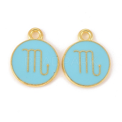 Alloy Enamel Pendants LS-ENAM-S124-01B-16L-1