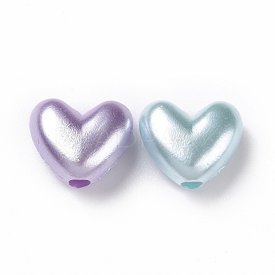 Imitation Pearl Acrylic Beads X-OACR-E013-18-1