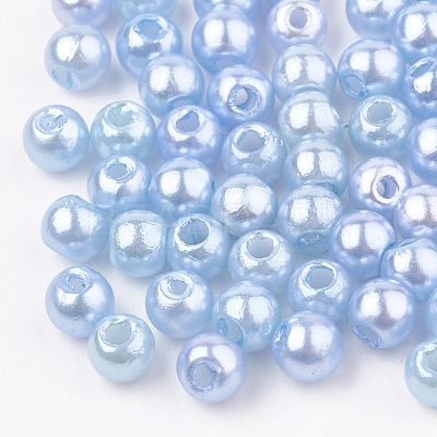 ABS Plastic Beads OACR-Q004-4mm-06-1