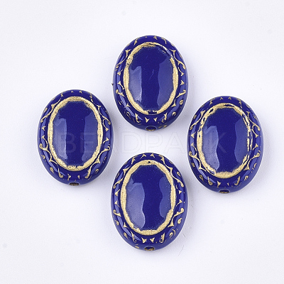 Plating Acrylic Beads X-PACR-T008-06B-1