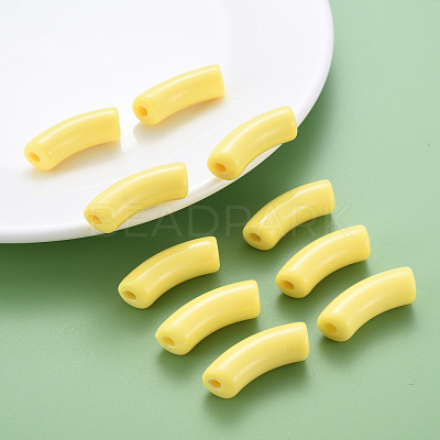 Opaque Acrylic Beads MACR-S372-001B-S024-1