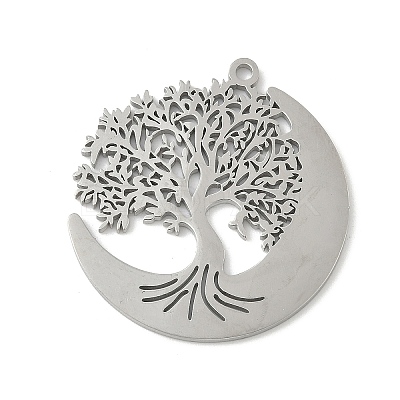 304 Stainless Steel Pendants X-STAS-V016-10P-1