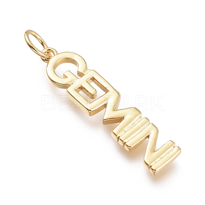 Brass Pendants ZIRC-I048-15G-12-1