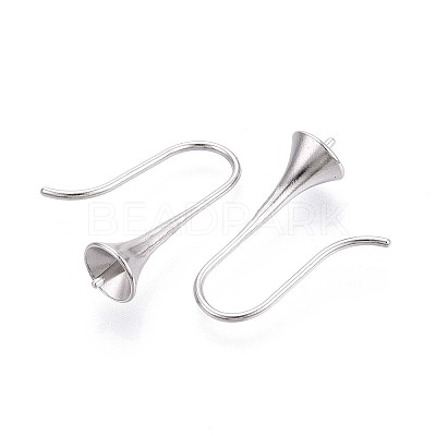 304 Stainless Steel Earring Hooks X-STAS-N108-30P-1