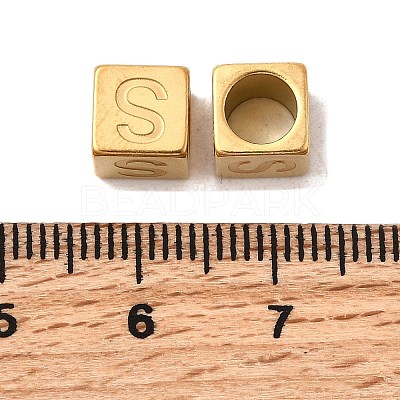 304 Stainless Steel European Beads STAS-D382-02S-G-1