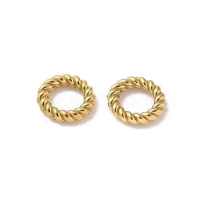 304 Stainless Steel Twisted Ring Linking Rings STAS-L300-005B-G-1