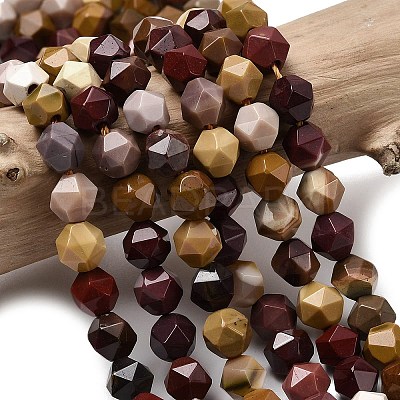 Natural Mookaite Beads Strands G-Z119-A07-01A-1