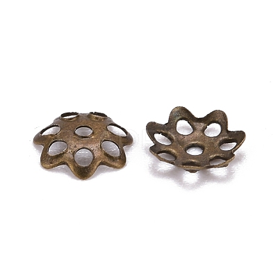 Iron Bead Caps IFIN-R197-AB-1