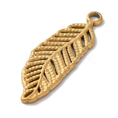 PVD Vacuum Plating 304 Stainless Steel Pendants STAS-L081-005G-01-1