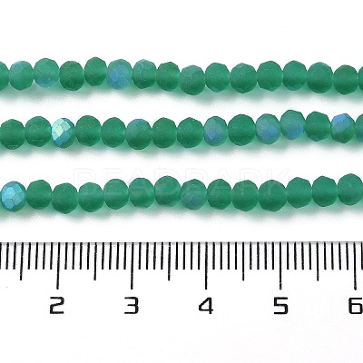 Transparent Glass Beads Strands EGLA-A044-T1mm-MB18-1